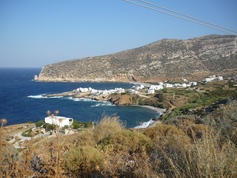 Widok na zatokę Naxos, Grecja