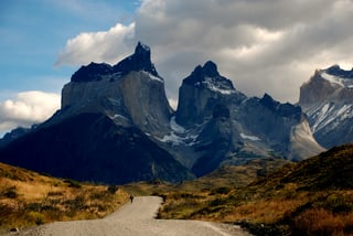 Droga w góry w Chile